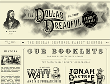 Tablet Screenshot of dollardreadful.com
